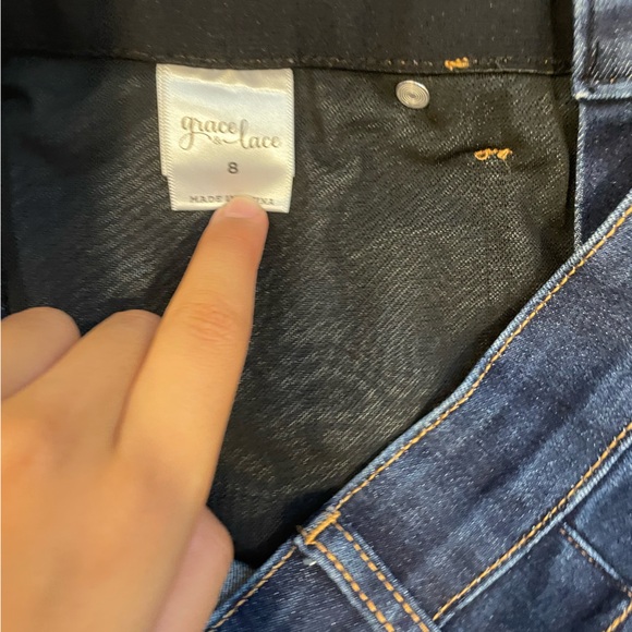 grace & lace tummy control jeans shorts - Picture 8 of 8